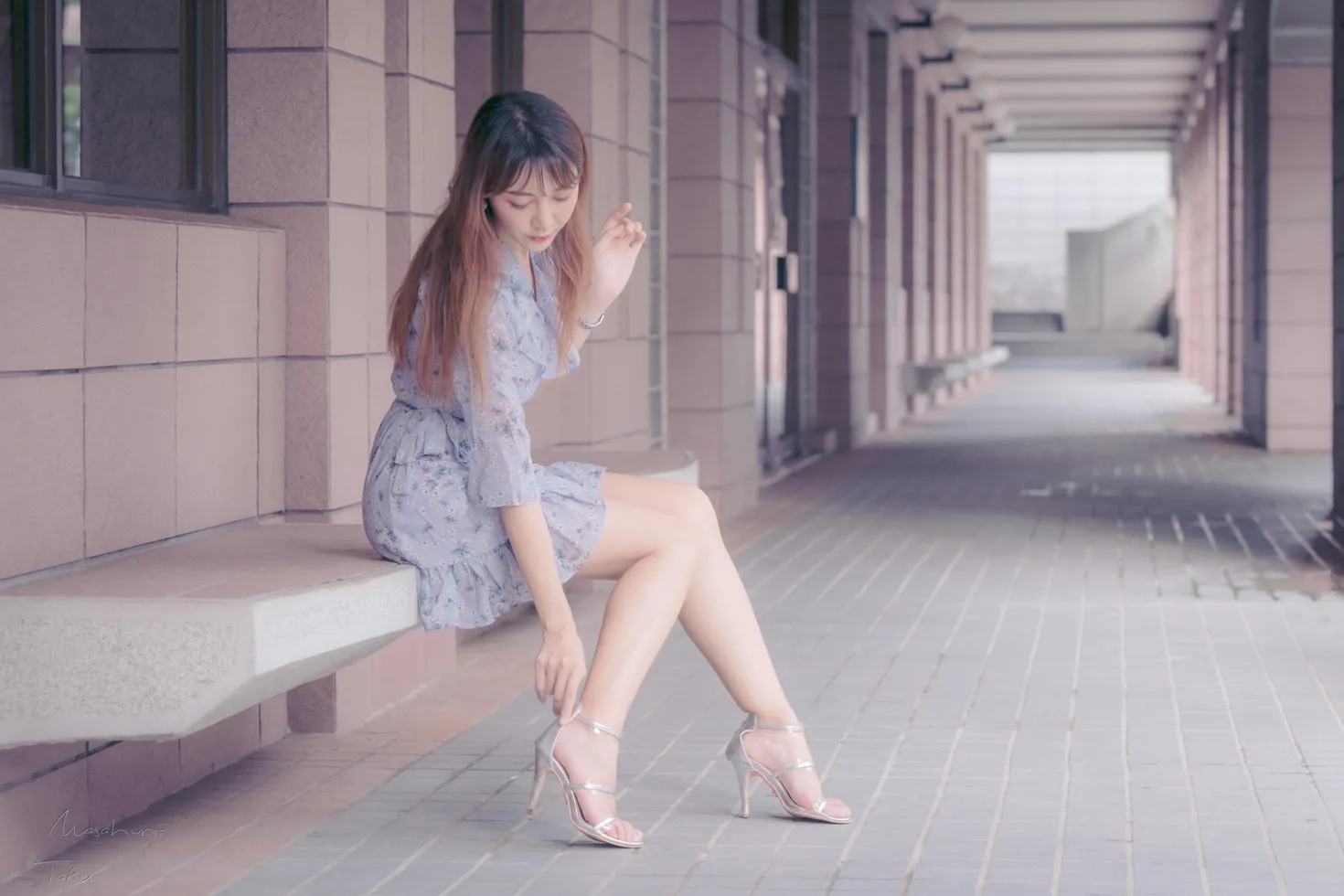 [Mzsock] NO.197 Peng Xuan dress, short skirt, high legs and beautiful legs street photography#[58P]-47