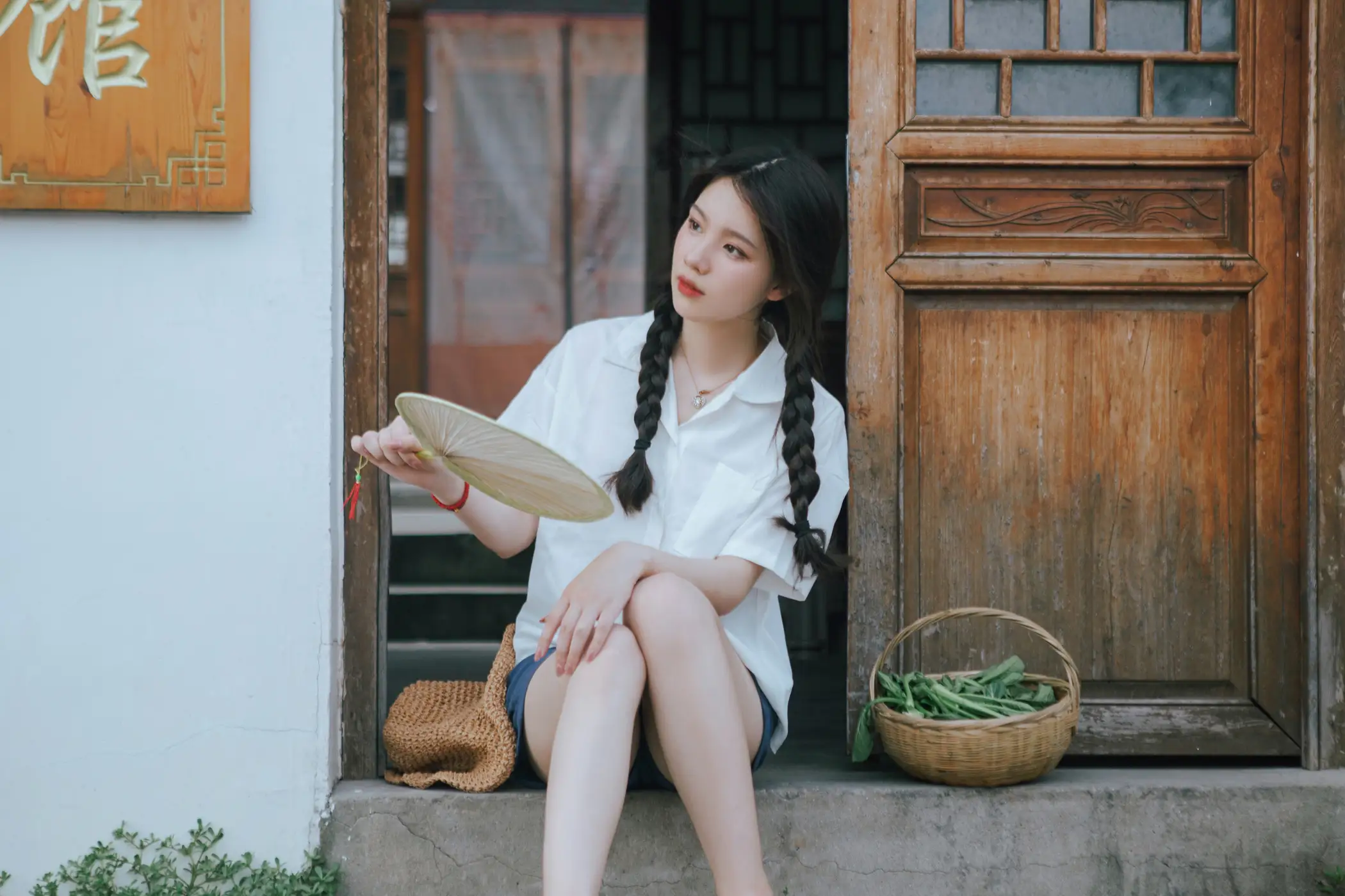 [YITUYU] 2021.06.28 Vol.080 – Little Forest.Autumn and Summer Small flower flower wreath#[28P]-28